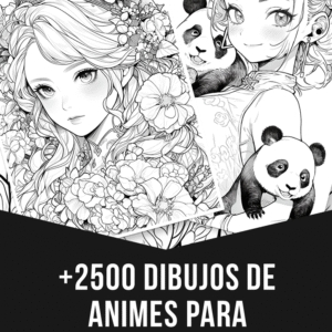 +2500 Dibujos de Anime para Colorear