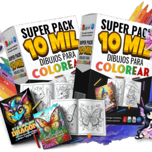 Super Pack 10 Mil Dibujos Para Colorear (Completo)