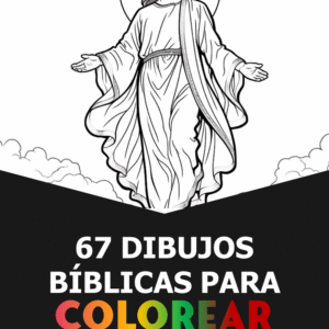67 DIBUJOS BÍBLICAS PARA COLOREAR JESÚS