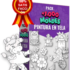 Pack +1.000 Moldes Pintura en Tela